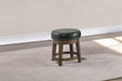 Sfvnco Swivel Stool in Olive Green Pu/Walnut Frame image