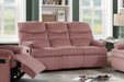 Taiyus Recliner Loveseat in Blush Pink image