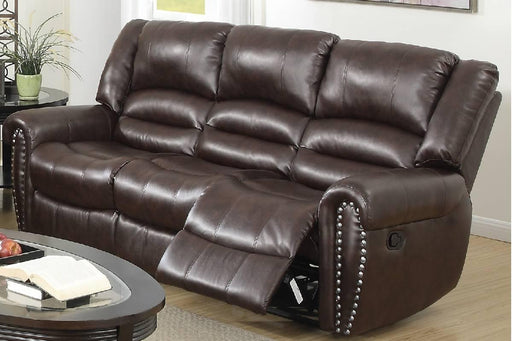 Uefurn Recling Sofa in Dark Brown image