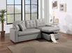 Yanlin Convertible Sectional in Light Gray image