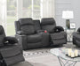 Taiyus Power Loveseat in Charcoal image