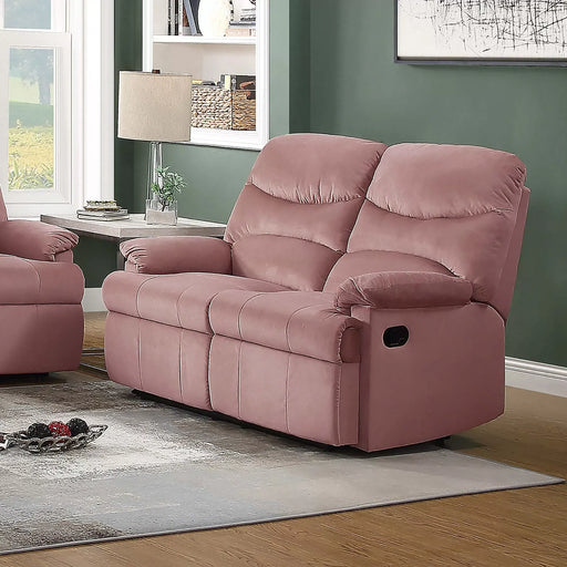 Taiyus Recliner Loveseat in Blush Pink image