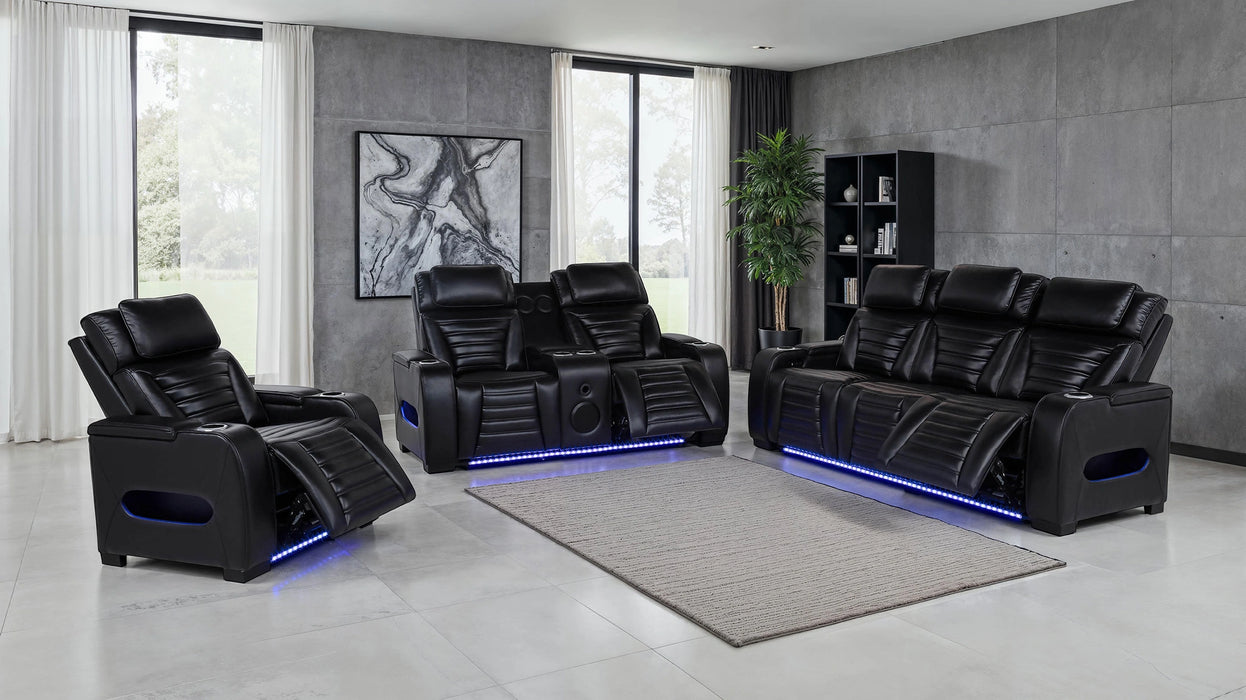 Zuma Dual Power Reclining Sofa Set