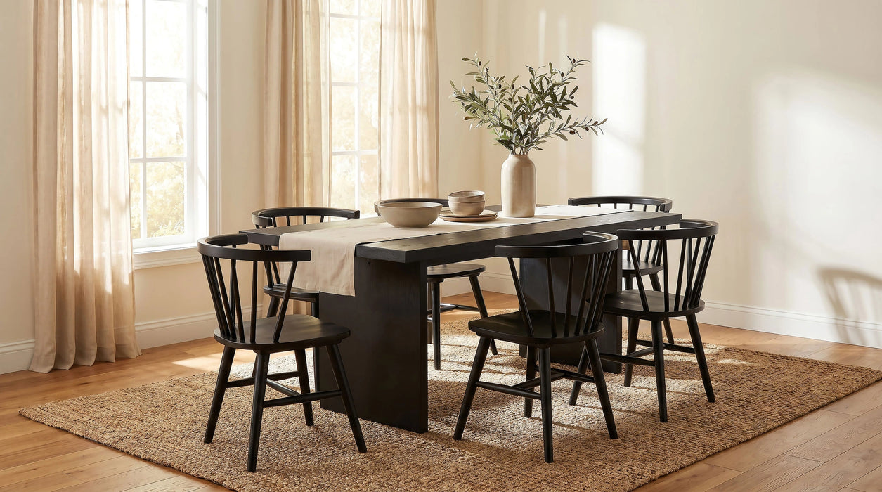 Decker Rectangular Wood Dining Table