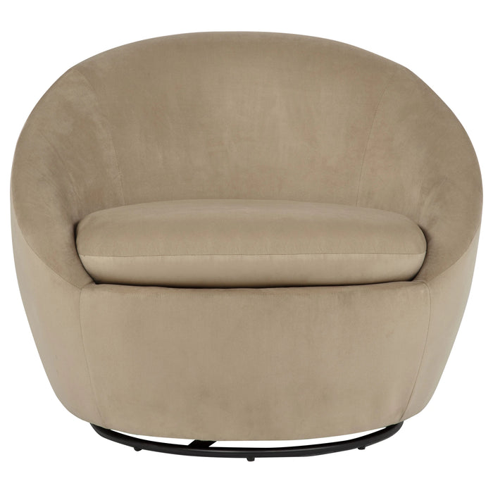 Myernick Upholstered Swivel Accent Chair