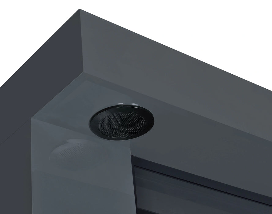Mallory TV Stand Fireplace Console