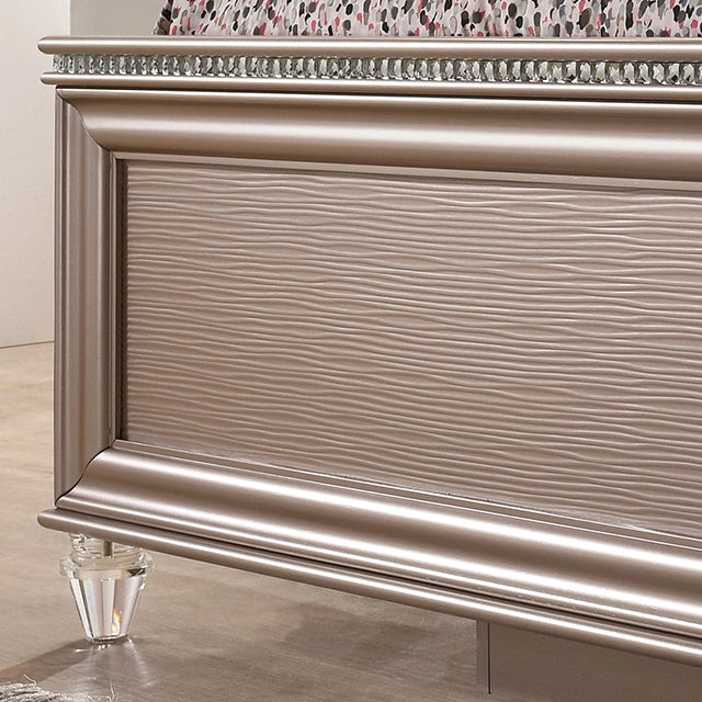 ALLIE Twin & Full Rose Gold Bed