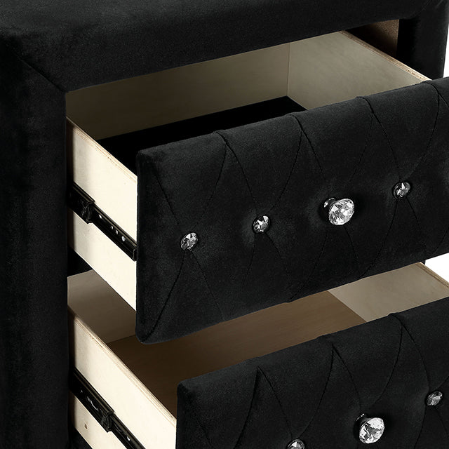 Zohar Bed Black & Pink