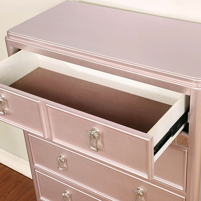 Ariston Rose Pink Full, Twin, & Queen Bed