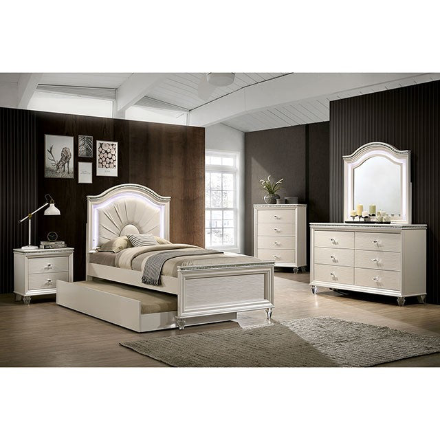 ALLIE Twin & Full Rose Gold Bed