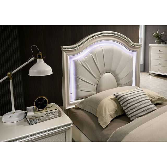 ALLIE Twin & Full Rose Gold Bed