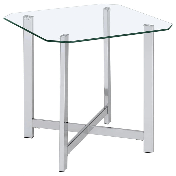 Cronin Glass Top Coffee Table Set