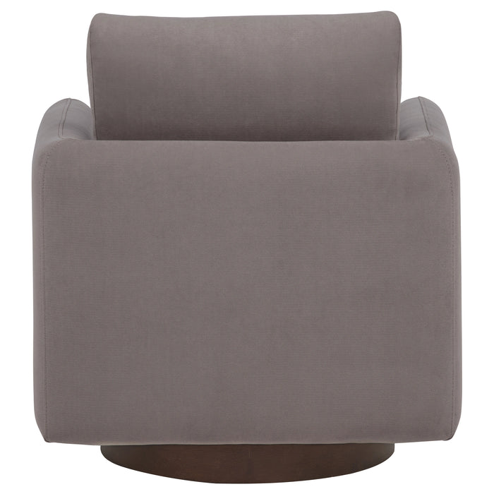Iris Upholstered Swivel Accent Chair