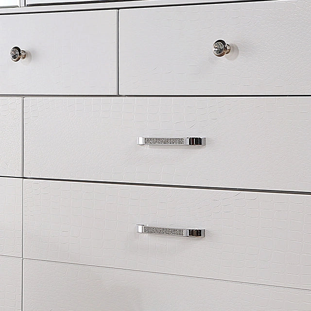 Brachium Bed White & Silver