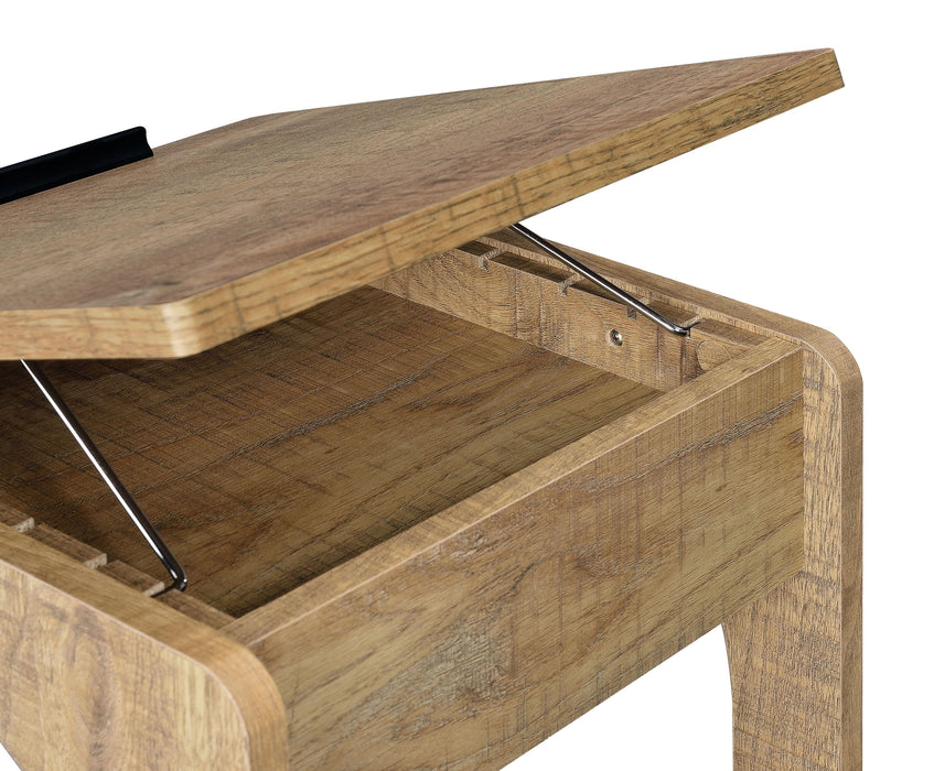 Ralston Lift-Top Side Table with Casters