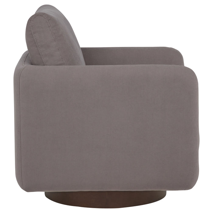 Iris Upholstered Swivel Accent Chair