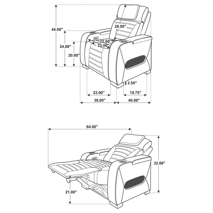 Zuma Dual Power Reclining Sofa Set