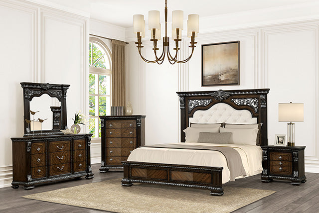 Promenade Bed Brown & White