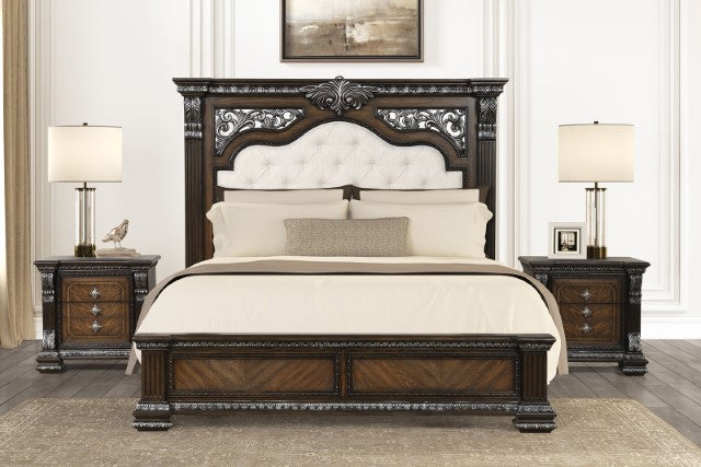 Promenade Bed Brown & White