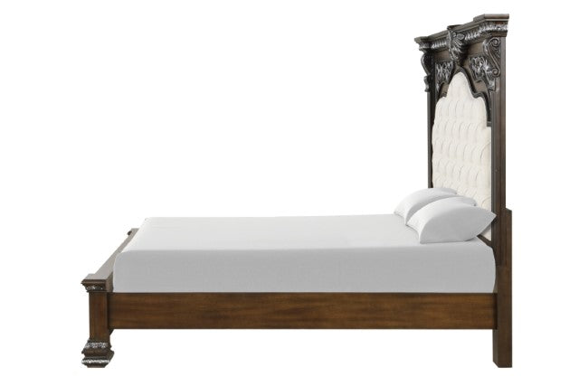 Promenade Bed Brown & White