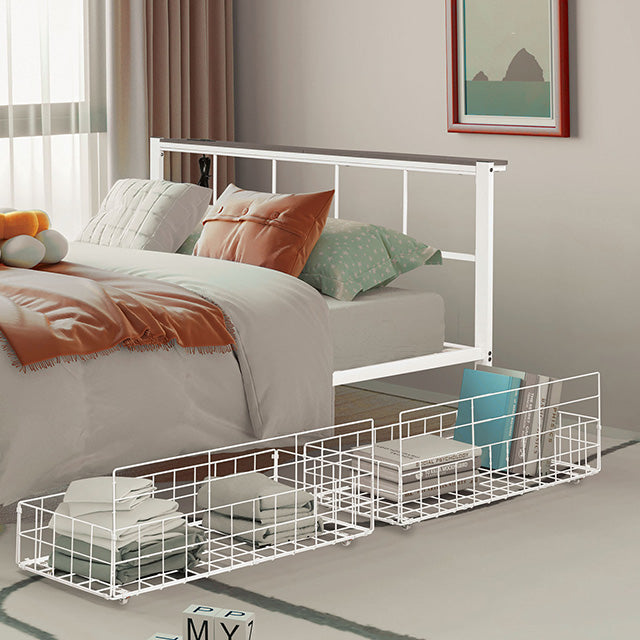 Nicoli Queen Metal Bed With Underbed Storage image